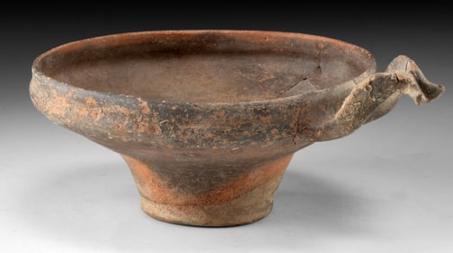 Late Cypriot Funnel Bowl with Wishbone Handle