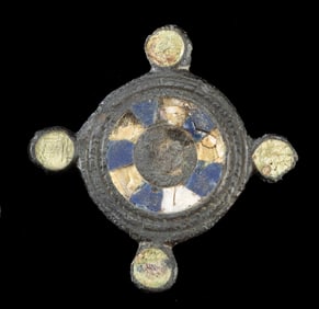 Romano-British Disc Brooch - Four-Lobed Design