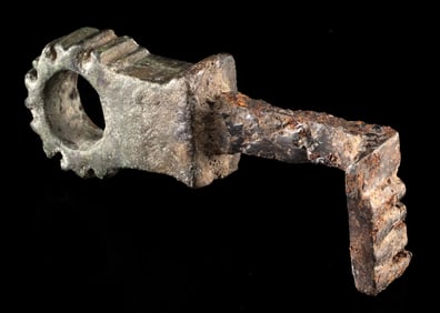 Large Roman Antiquity Bronze-Iron Key