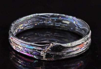 Stunning Ancient Roman Glass Bracelet w/ Iridescence