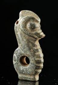 19th C. Chinese Qing Nephrite Jade Pig Dragon Carving