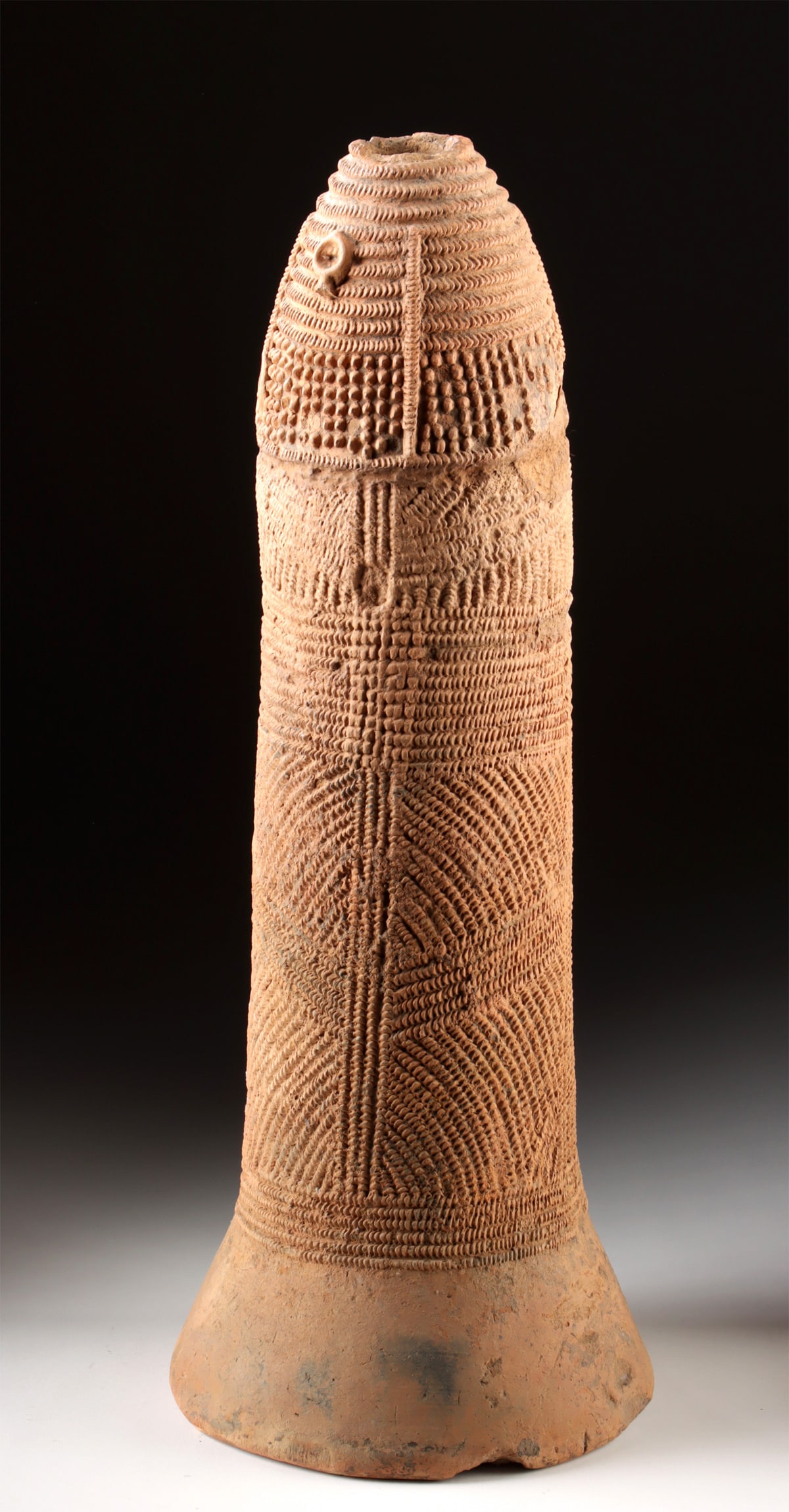 Ancient African Bura Culture Terracotta Burial Vessel (1 of 3)