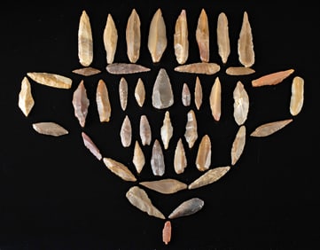 42 Mesolithic African Saharan Stone Tools