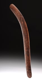 Australian Aboriginal 19th Century Wood Boomerang