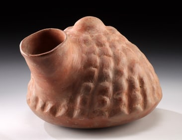Colima Redware Cherimoya Vessel - Naturalistic Form