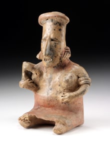 Jalisco Pottery Maternal Guardian Shaft Tomb Figure