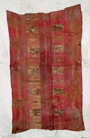 Pre-Columbian Chancay Period Woven Textile Shroud