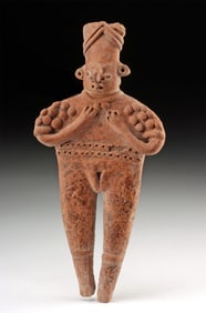 Colima Shaft Tomb Flat Pottery Nude Female Figurine