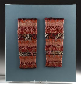 Peruvian Quechua Knit Wool Sleeves / Arm Warmers