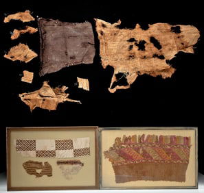 Collection of Pre-Columbian Textile Fragments
