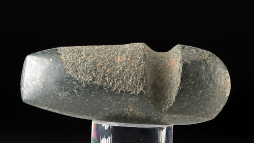 Native American Hohokam 3/4 Grooved Stone Axe Head