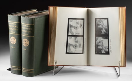 Early 20th C. Ophthalmic Operations Books (3)