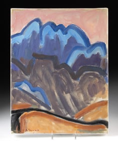 Lockwood Dennis Painting "Loveland Pass" (2000)