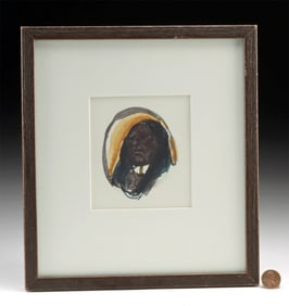 Jon Zahourek Watercolor - Native American Portrait