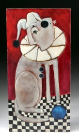 Rose Walton Painting "Pirot Cat" (2003)