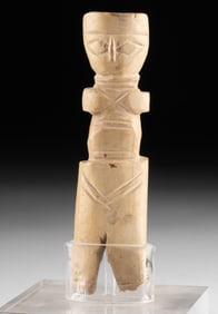 Egyptian Coptic Bone Female Figure w/ Suspension Hole