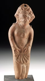 Magna Graecia Pottery Female Figure - Anasyrma Pose