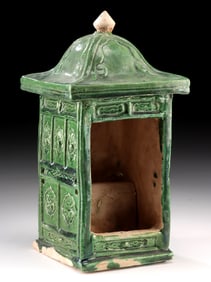 Chinese Ming Dynasty Ceramic Palanquin Tomb Mingqi