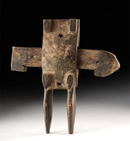 20th C. African Mali Dogon Wood Granary Door Lock