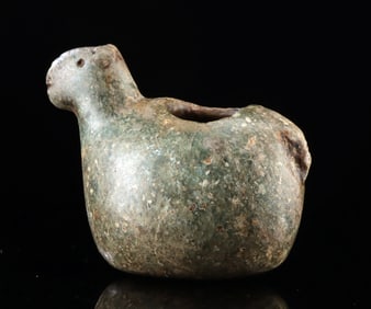 Inca Greenstone Llama Canopa Offering Talisman