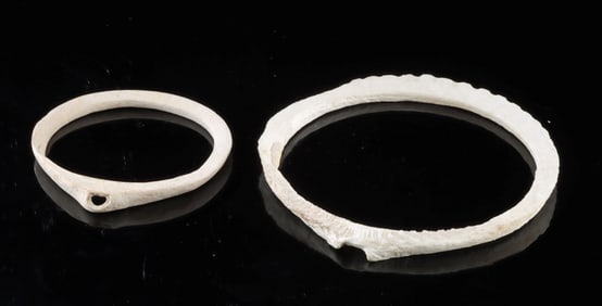 Two Ancient Southwestern Hohokam Shell Bracelets