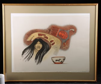 Charles Lovato Lithograph "You Give Me Reason to Live"