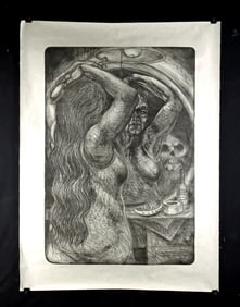 Luis Jimenez Lithograph "Abuela" (1997)