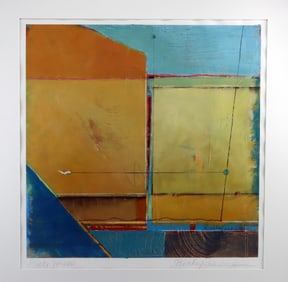 Tanya Fischer & Michael Warnica Painting "Plate No 210"