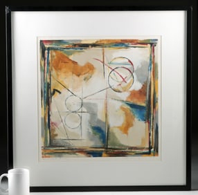 Arnold Iger Painting - "Harmonic Variations #90" (2002)