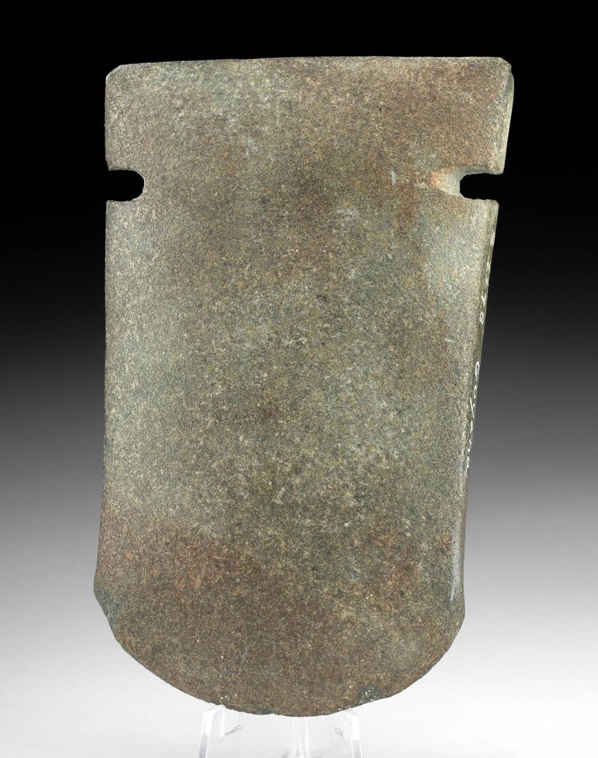 Rare Pre-Columbian Guyanese Greenstone Axe Head (1 of 2)