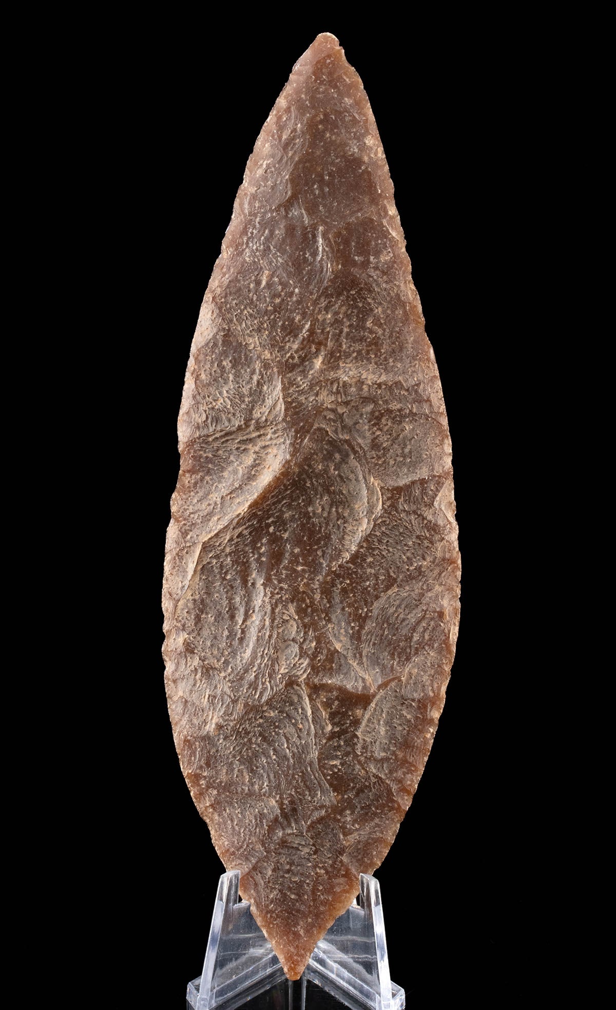 Aztec Chert Sacrificial Tecpatl Blade (1 of 2)