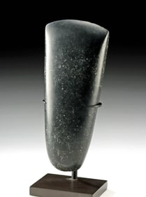 Large Olmec Jadeitic Greenstone Celt Ritual Axe