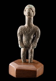 Iberian Bronze Votive Figure - Standing Male