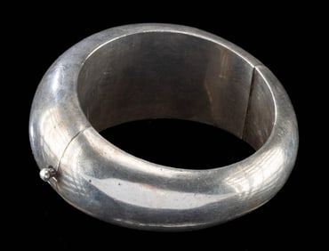 Mexican Taxco Los Ballesteros Silver Cuff Bracelet