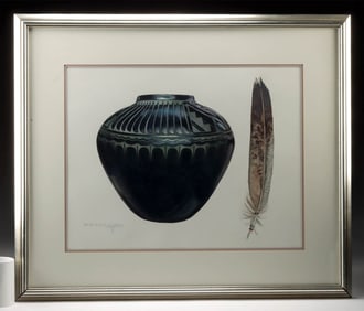 Lee Rommel Watercolor Painting "Spirit Water"