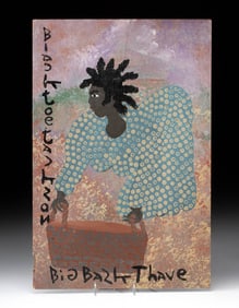 Black Joe Jackson Painting - "Big Baskt Have"
