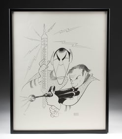 Al Hirschfeld Print "Star Trek - Kirk & Spock" (2003)