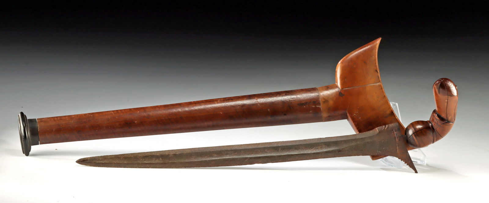 19th C. Indonesian Kris - Wooden Hilt and Sheath (1 of 3)