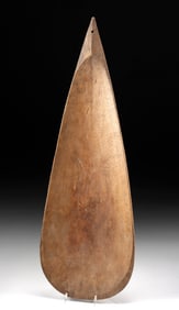 Mentawai Islands Teardrop Shaped Wooden Food Platter