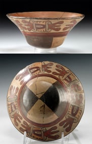 Nazca Polychrome Bowl w/ Geometric Designs, TL Tested