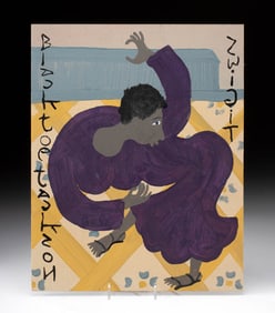 Black Joe Jackson Painting - "Swig It"
