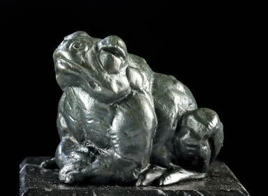 Copper Sculpture by Dan Ostermiller "Le Toad" (1994)