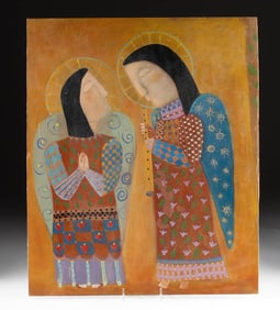 Rose Walton Painting - "Angel Duet"  (2004)