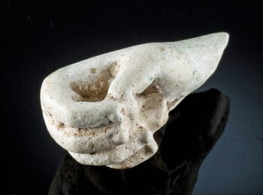 Egyptian Mold-Formed Faience Right Hand