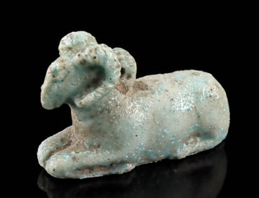 Egyptian Faience Khnum Amulet