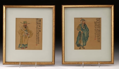 Qing Dynasty Scrolls - Loyal Minister and General