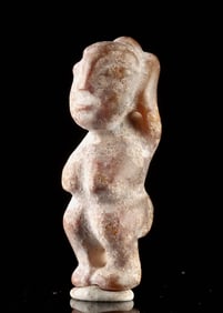 Chinese Stylized Jade Nude Female Amulet