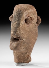 Ancient African Aksum Pottery Figural Head