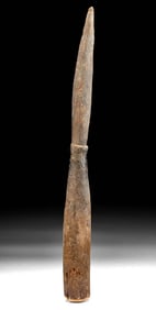 19th C. Melanesian Wood Taro Root Pounder