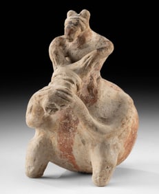 Jalisco Terracotta Zoomorph - Baby on Shoulders